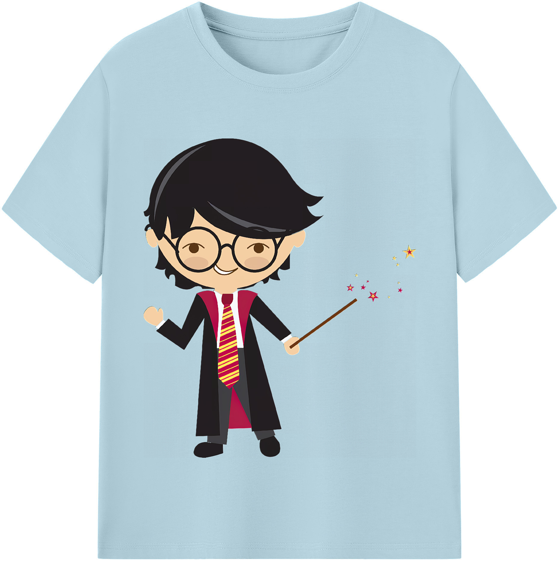 （画像用） Harry Potter ハリー・ポッターシリーズ 綿100％半袖Tシャツ（フロントプリント）